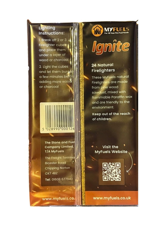 Myfuels Ignite Firelighters Pack 24