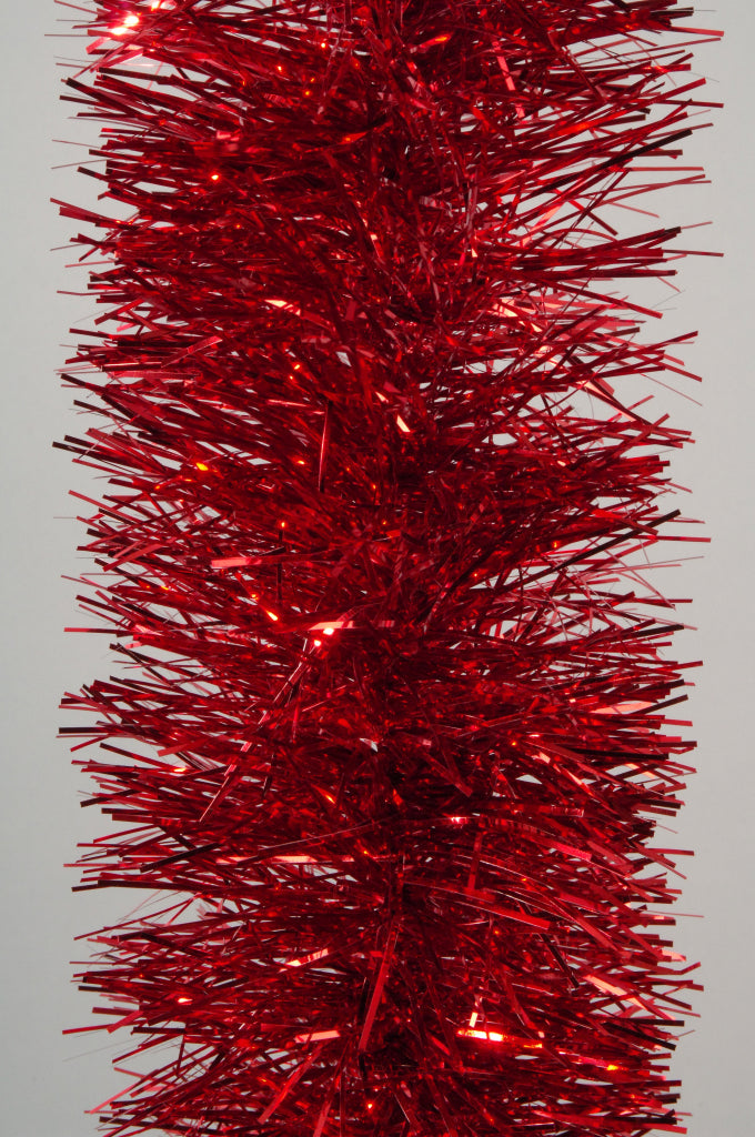 Kaemingk 6 Ply Tinsel Garland 100mm Shiny