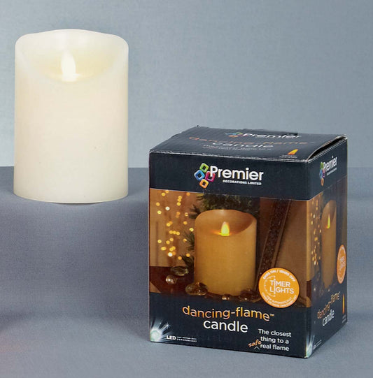 Premier LED Dancing Flame Candles 13cm