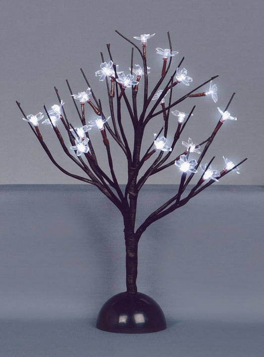 Premier Battery Operated Cherry Blossom LEDs With Timer 35cm White