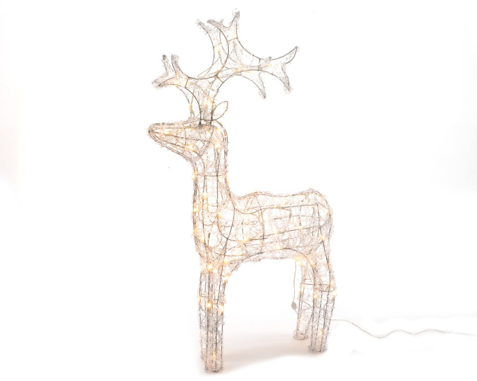 Kaemingk Outdoor LED Acrylic Deer 60cm Warm White