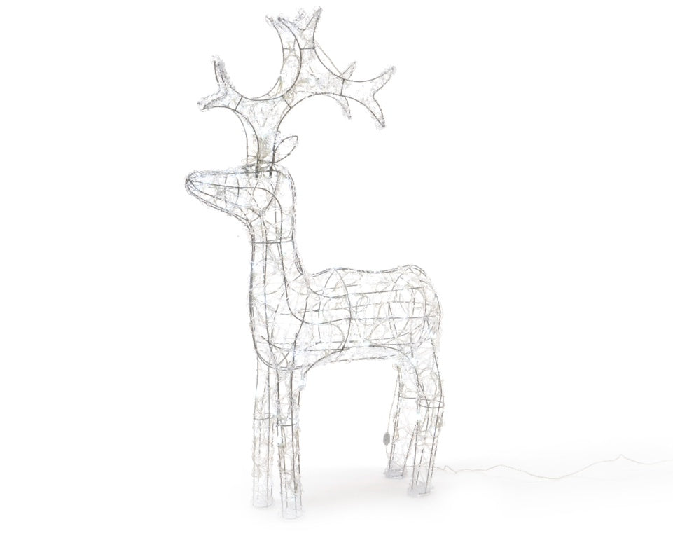 Kaemingk Outdoor LED Acrylic Deer 60cm Cool White