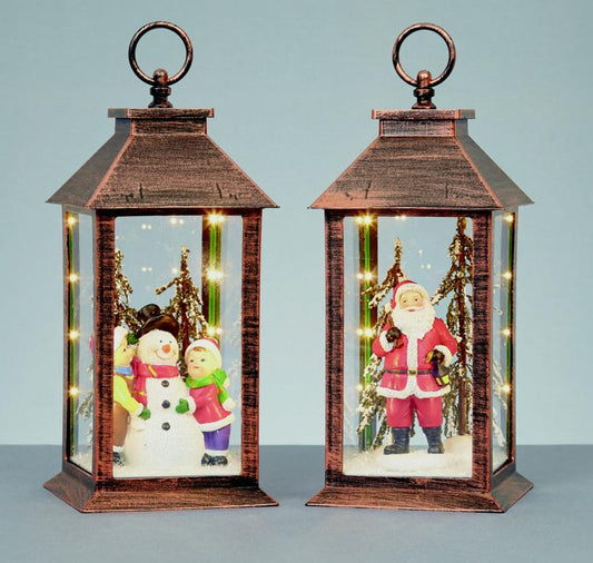 Premier Lit Lantern Asstsanta And S/Man 35cm