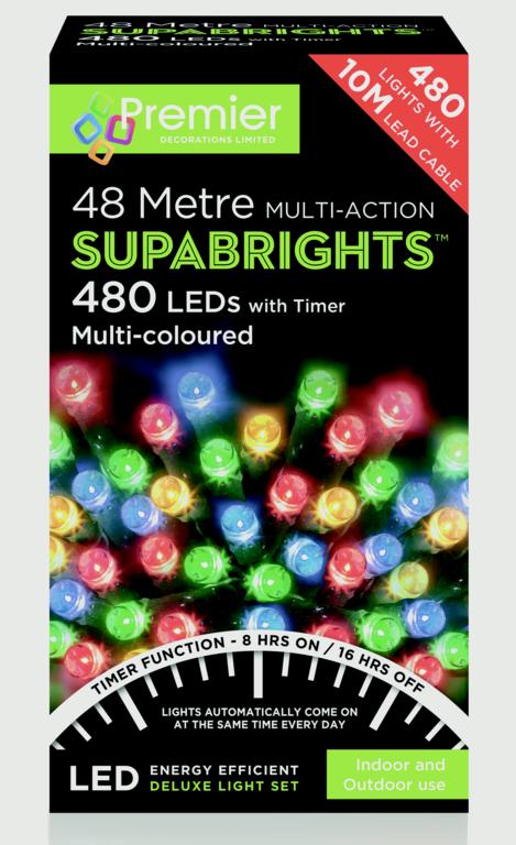 Premier Multi-Action Supabrights With Timer Multi 480 LED