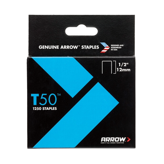 Arrow T50 Staples 12mm (1250)