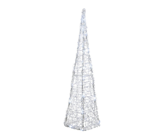 Kaemingk LED Acrylic Pyramid 30 LEDs Cool White