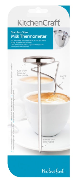 KitchenCraft Milk Frothing Thermometer Stainless Steel