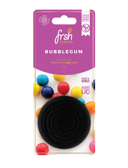 JRP Fresh Tin Air Freshener Carded Bubblegum