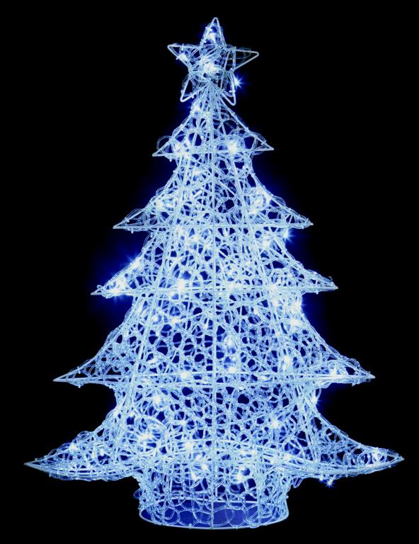 Premier 1m Acrylic Christmas Tree 120 White LEDs