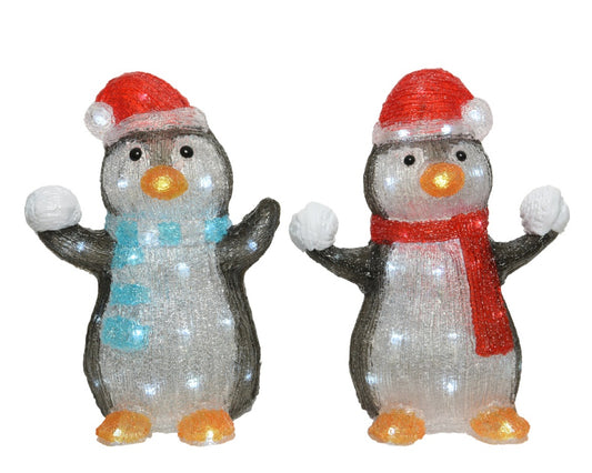 Lumineo LED Acrylic Penguin Assorted