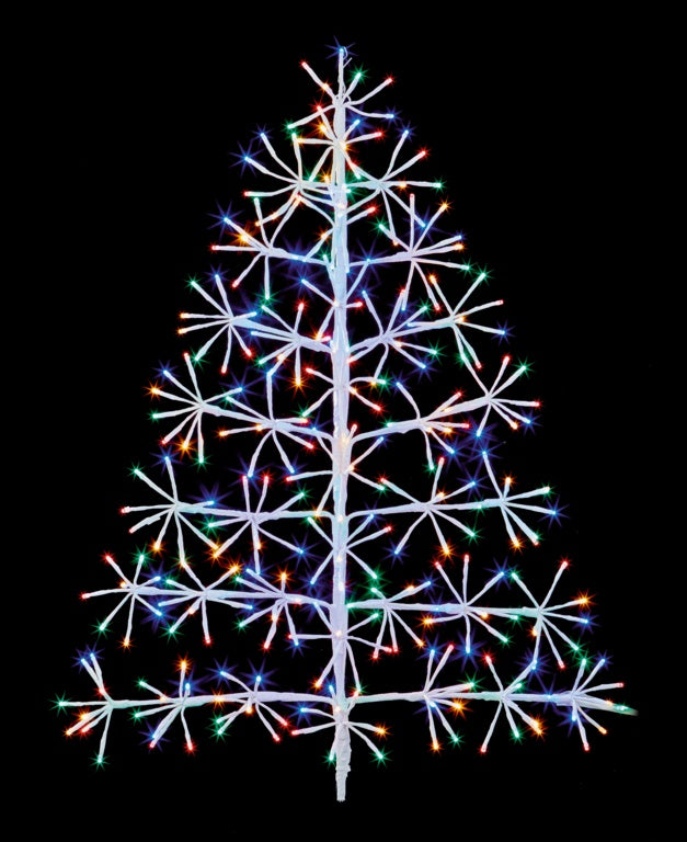 Premier Starburst Tree With White LEDs 60cm White