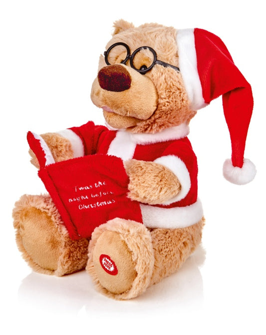 Premier Animated Story Telling Bear 24cm Battery Operated