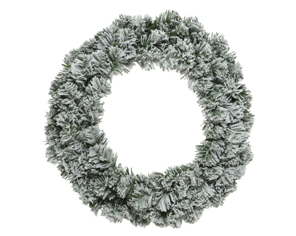 Kaemingk Imperial Snowy Wreath 60cm