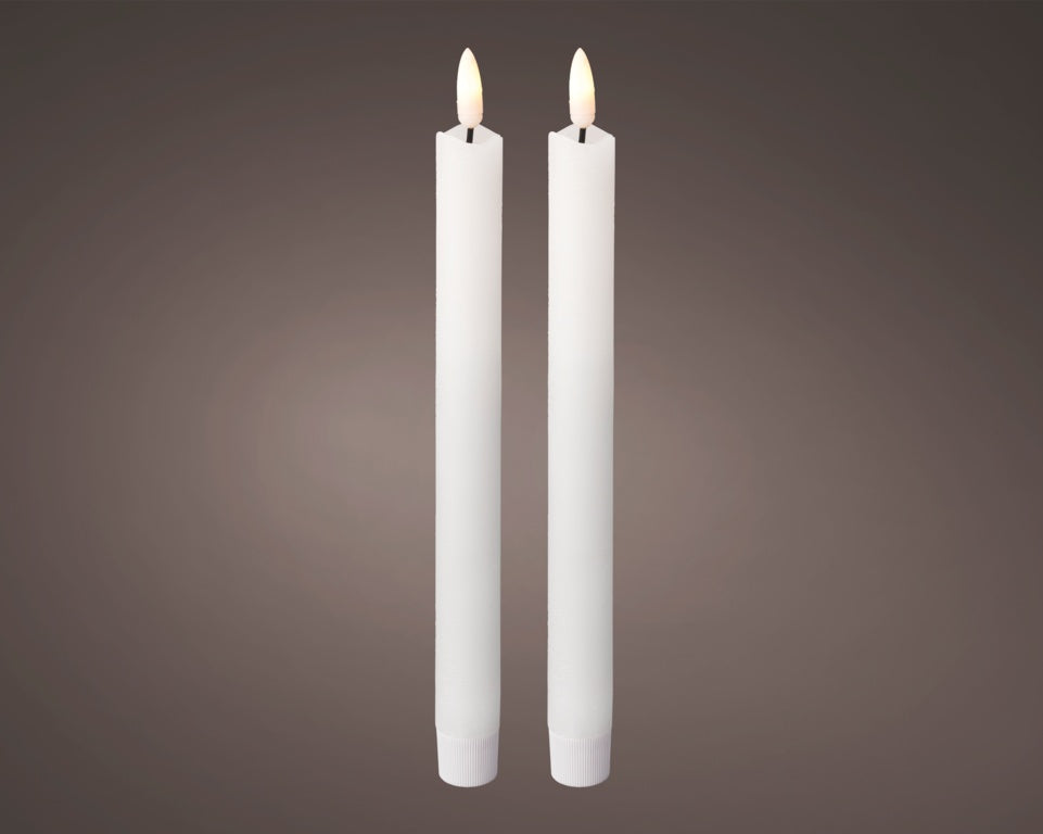 Kaemingk LED Wick Dinner Candle 24cm Warm White