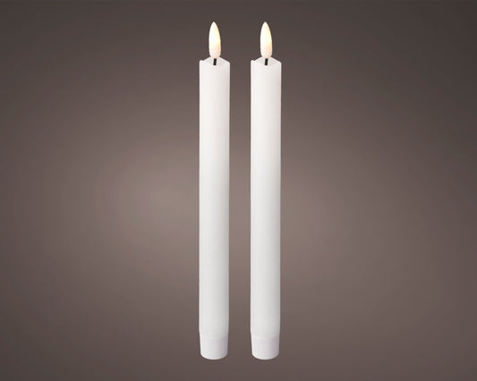 Kaemingk LED Wick Dinner Candle 24cm Warm White