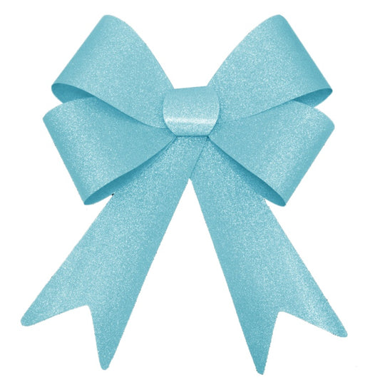 Davies Products Jumbo Glitter Bow 40 x 51cm Ice