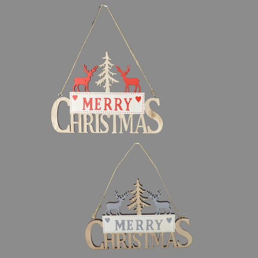 Davies Products Merry Christmas Alpine Plaque Assorted