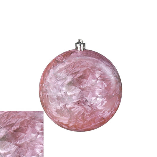 Davies Products Feather Bauble 10cm Blush