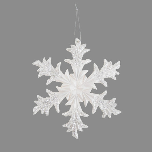 Davies Products Pearl Frost Snowflake 12.8cm