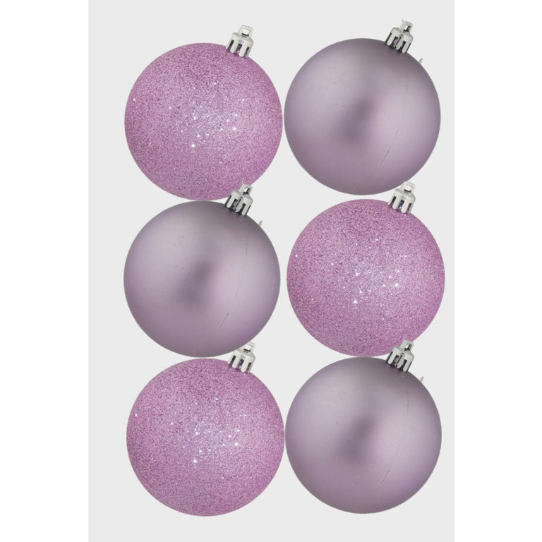 Davies Products Baubles 6 x 8cm Lilac