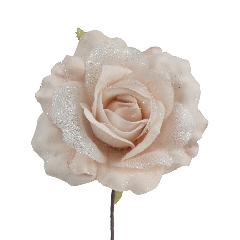 Davies Products Frosted Rose Pick 11cm Pink