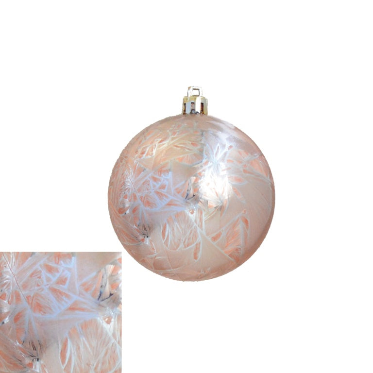 Davies Products Feather Bauble 8cm Rose