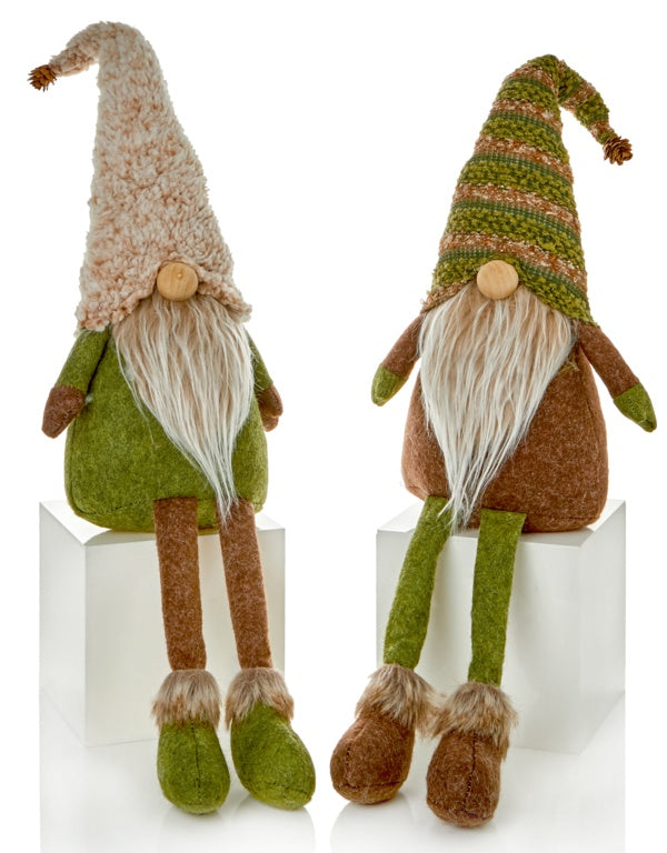 Premier Sitting Long Legs Rustic Gnome 50cm