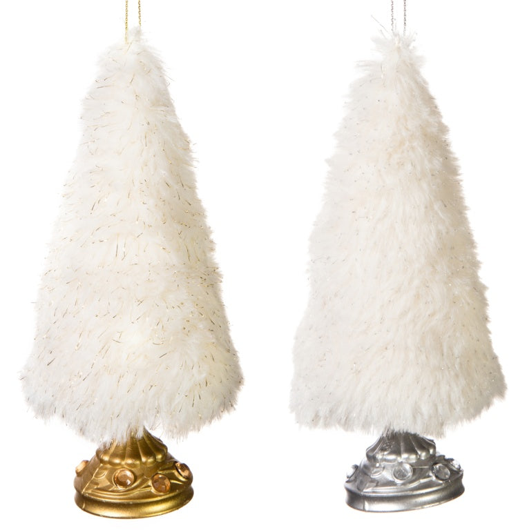 Premier Cream Fur Tree 15cm