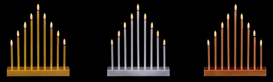 Premier 9 Light Flicker Bright Candlebridge Asst