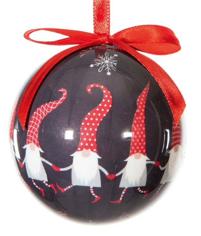 Premier Gnome Decoupage Bauble 75mm 7 Piece