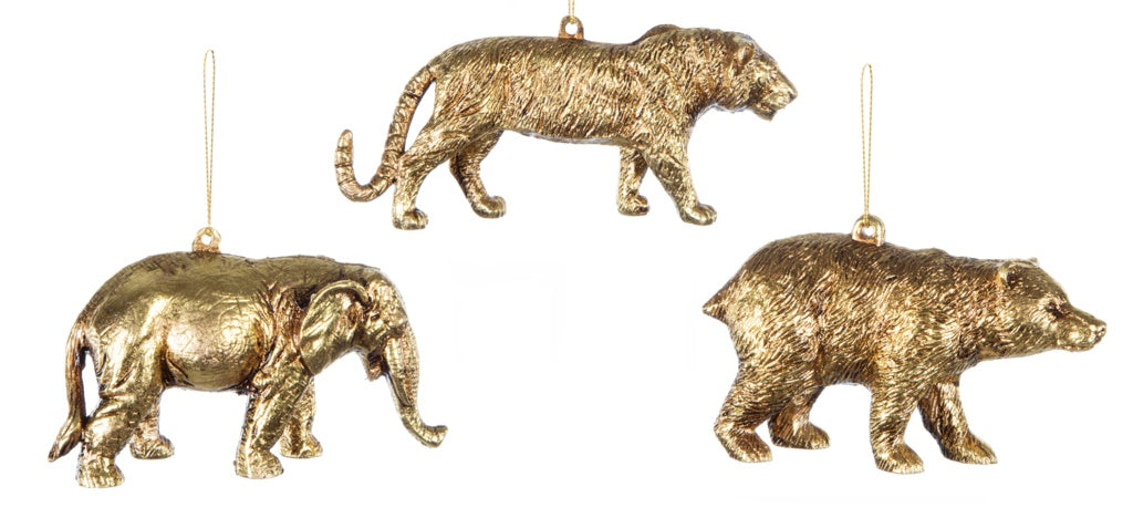 Premier Animal Ornament 12-13cm Antique Gold