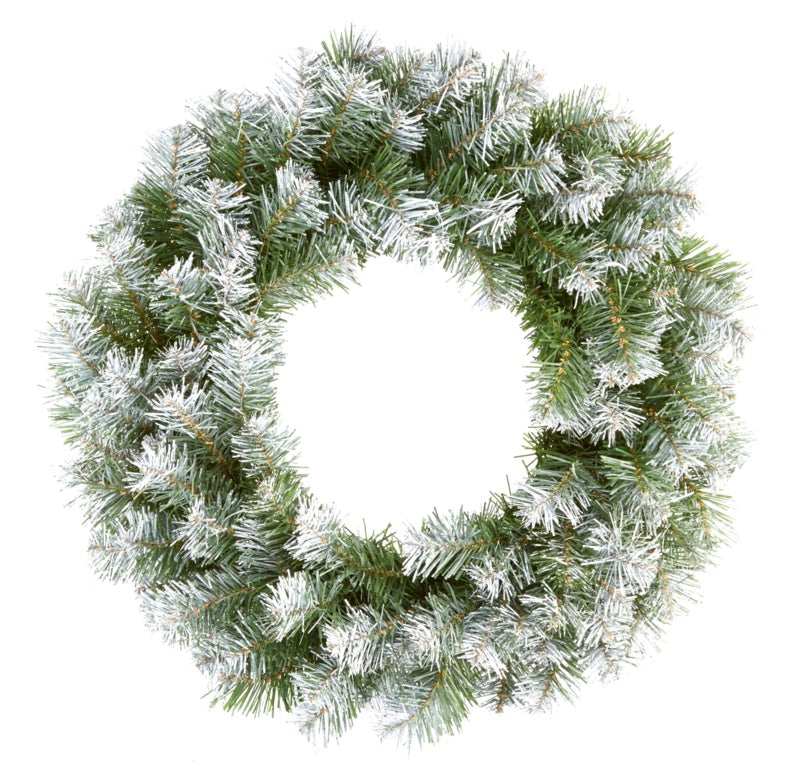 Premier Snow Tipped Wreath 50cm