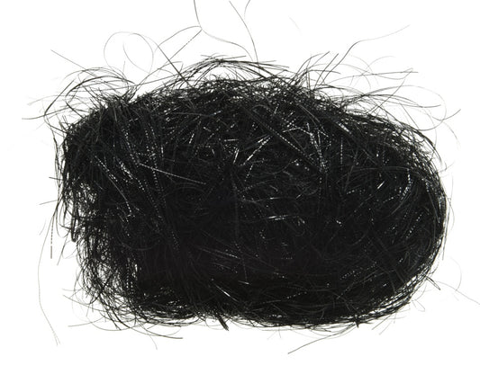 Kaemingk Hair PVC Punched Tinsel Black