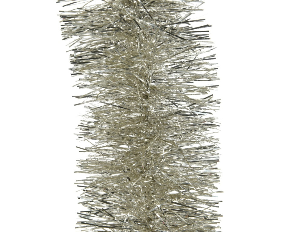 Kaemingk Tinsel Garland 270cm Shiny Pearl