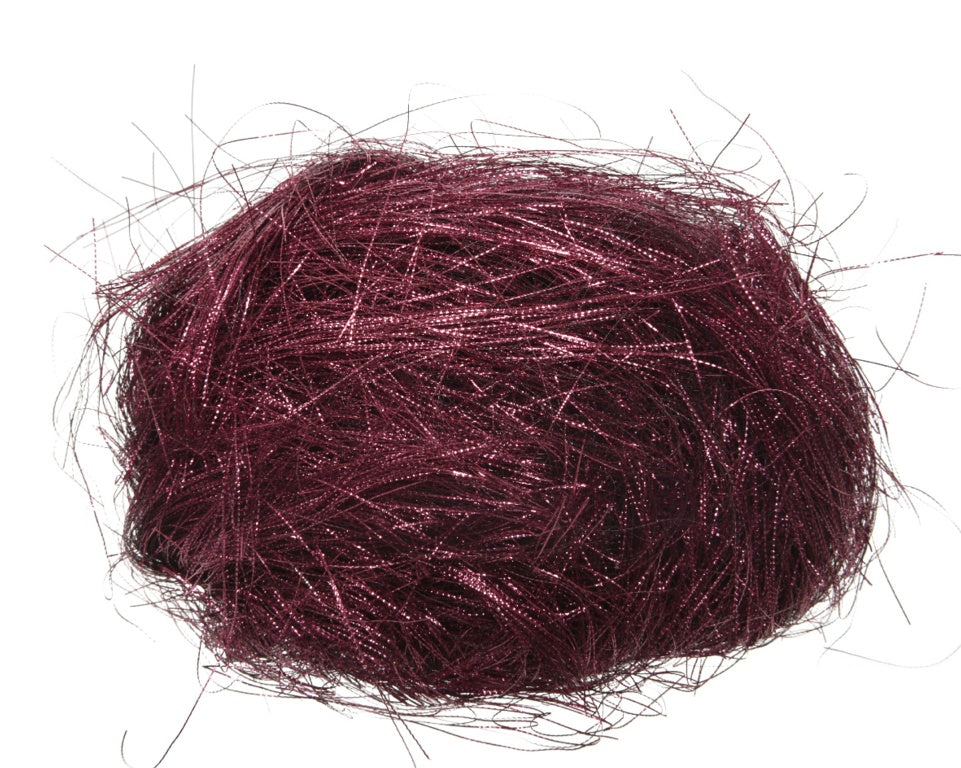 Kaemingk Hair PVC Punched Tinsel Magenta