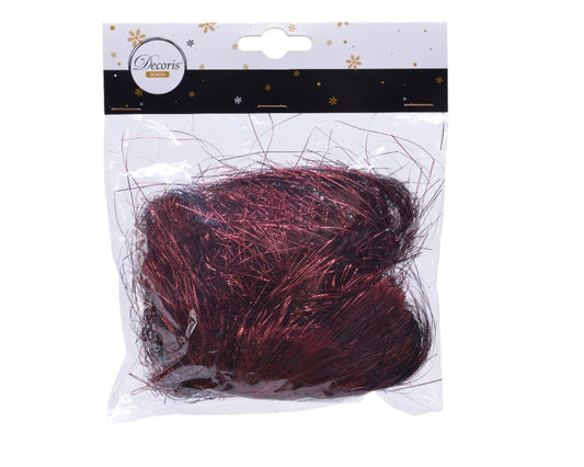 Kaemingk Hair PVC Punched Tinsel Magenta