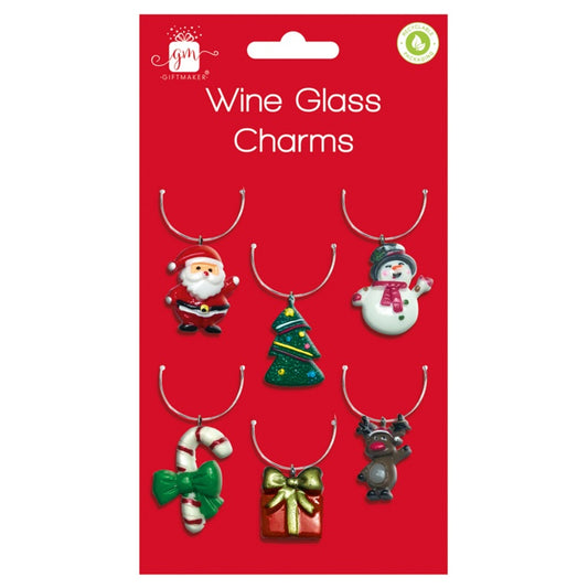 Ig Design Wine Glass Charms Pack of 6