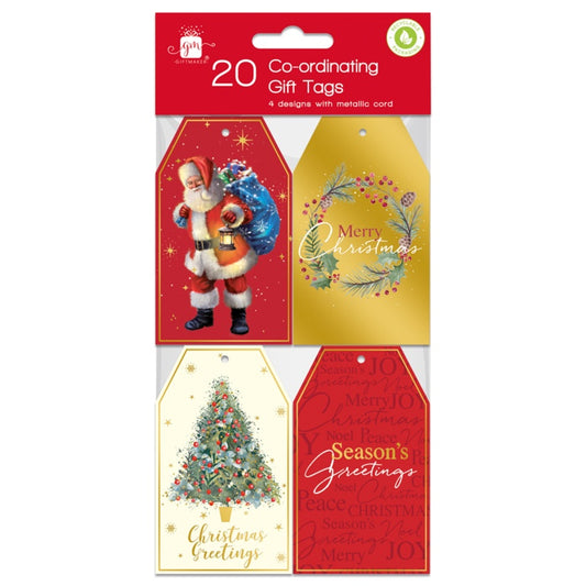 Ig Design Elegant Traditions Gift Tags Pack 20