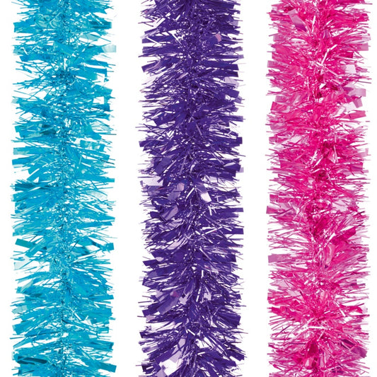 Premier Chunky Tinsel 10cmx10m Brights Mix