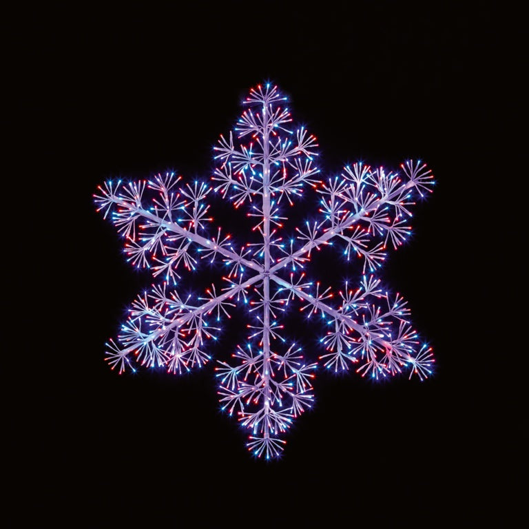 Premier White Starburst Snowflake 960 LEDs 1.2m