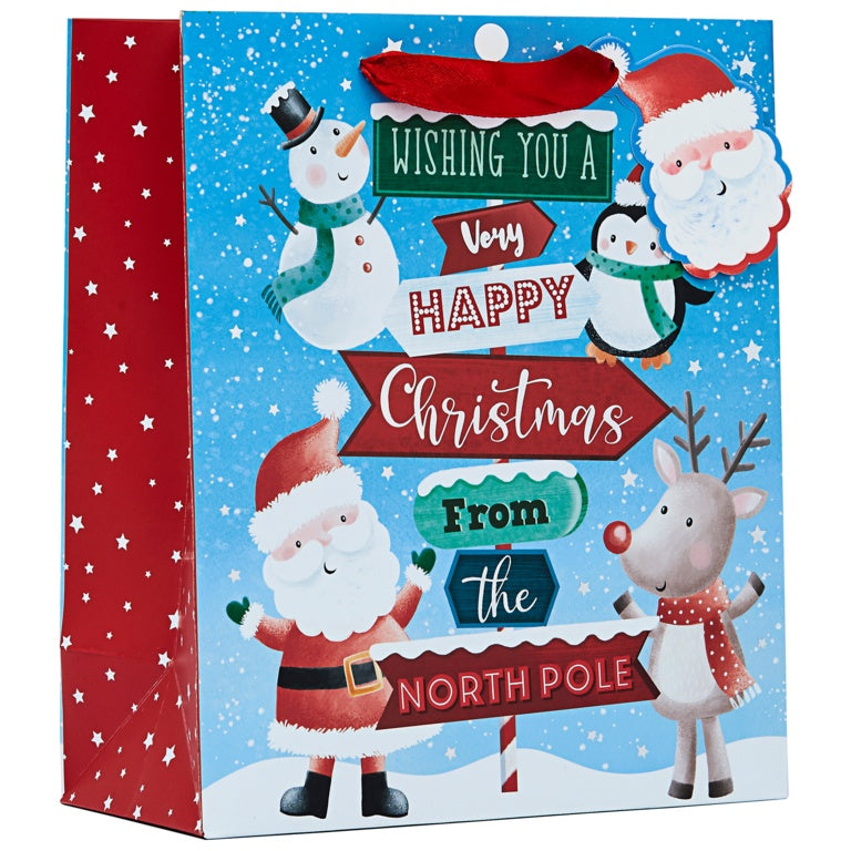 Partisan North Pole Sign Bag Medium