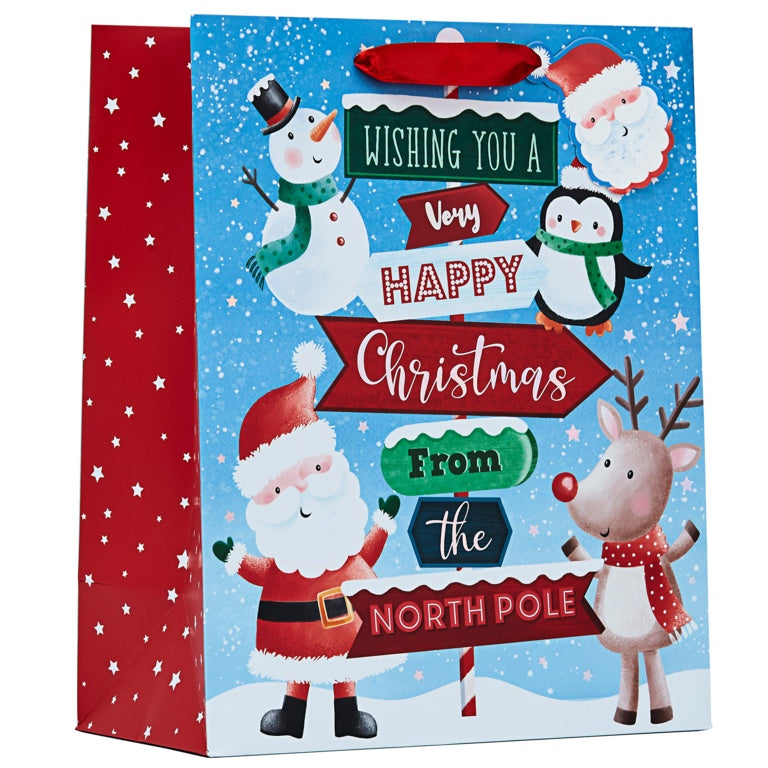 Partisan North Pole Sign Bag Large