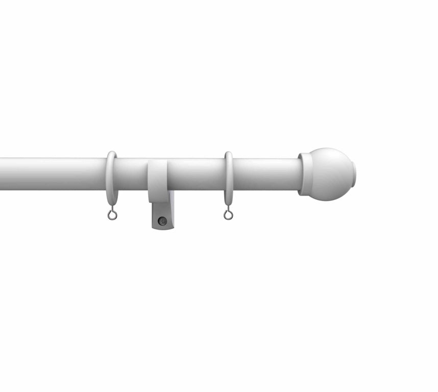 Universal Wood Pole Kit White 1.8m