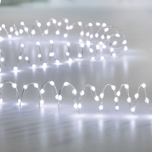 Premier Ultrabright Silver Wire 100 LEDs White