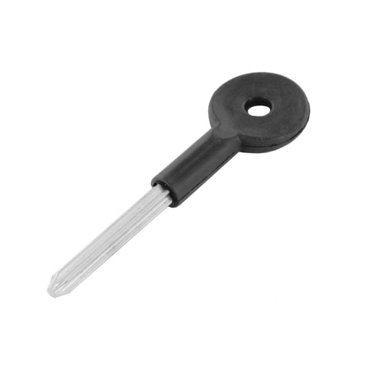 Securit Security Bolt Key Nickel/Black Plastic