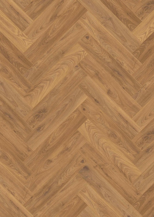 Kronospan Herringbone Firebrand Oak Laminate Flooring 0.87m2