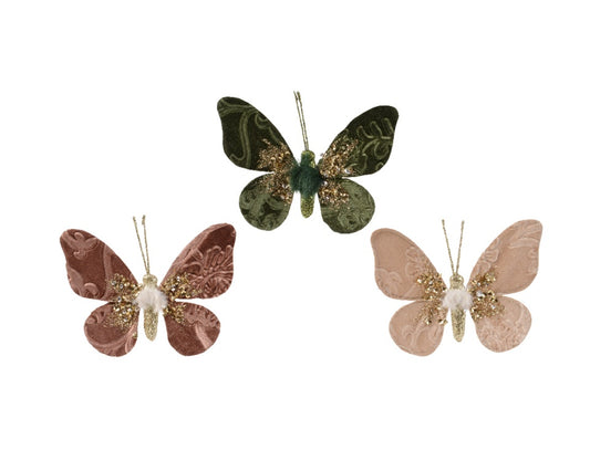 Kaemingk Polyester Velvet Butterfly 11cm