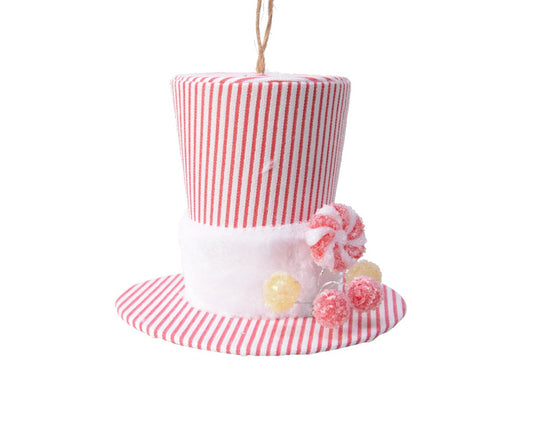 Kaemingk Hat With Candy Ornament 10cm