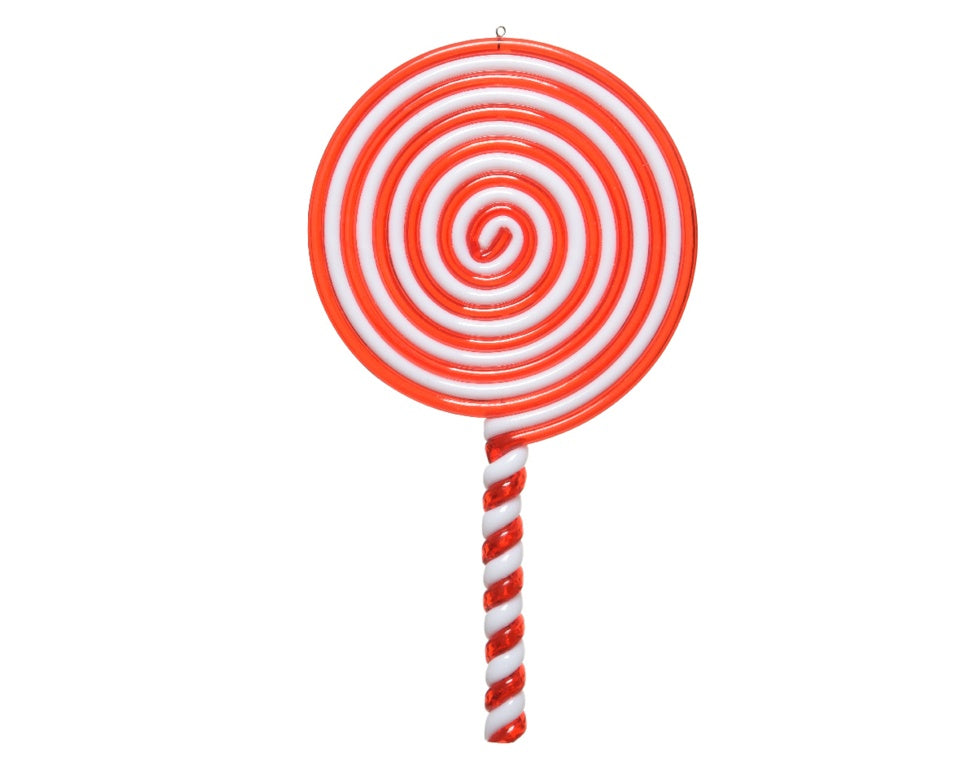 Kaemingk Plastic Bauble Lolly 20cm