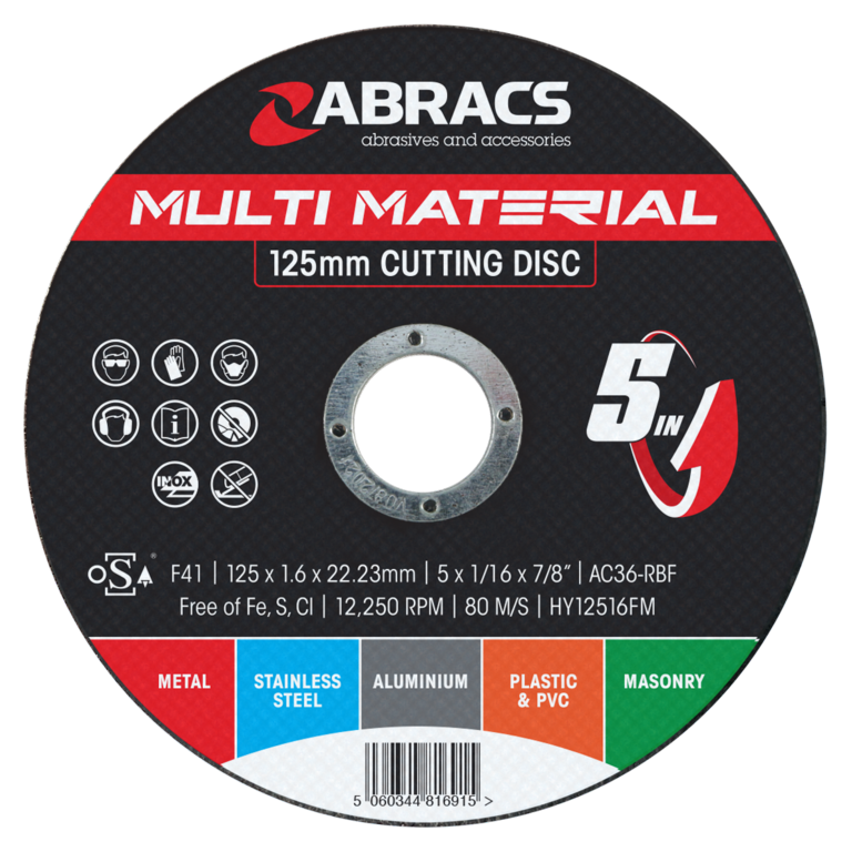 Abracs Multi Material 5in1 Cutting Disc 125mm